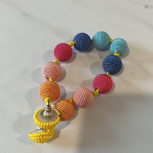 Area Stars colorful dangle Multi Ball Earrings - Picture 3 of 3